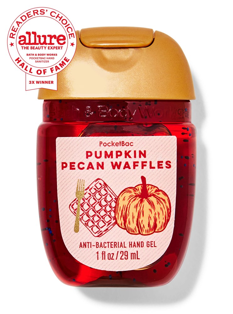 B&BW PocketBac Sanitiser Pumpkin Pecan Waffles 1floz/29ml by Bath & Body Works