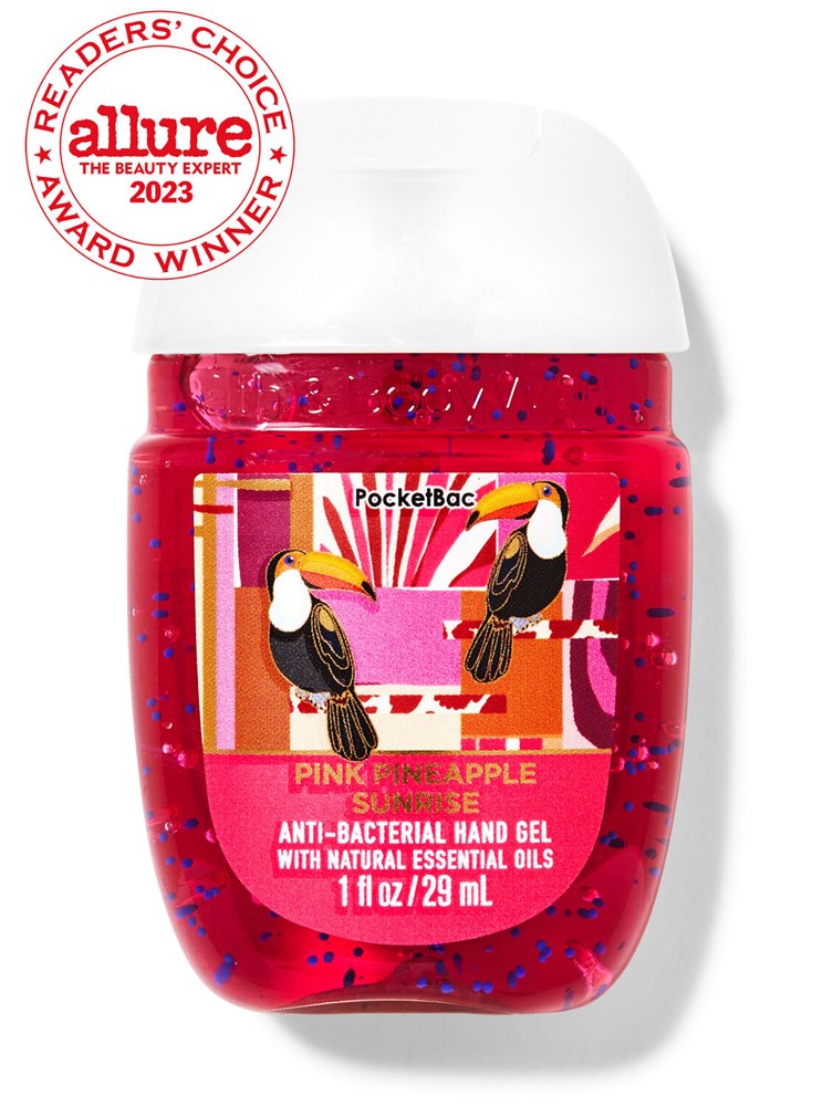B&BW PocketBac Sanitiser Pink Pineapple Sunrise 1floz/29ml by Bath & Body Works