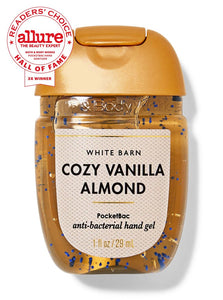 B&BW PocketBac Sanitiser Cozy Vanilla Almond 1floz/29ml by Bath & Body Works