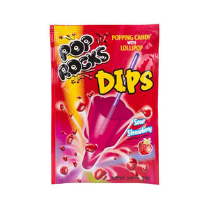 Pop Rocks Dips Sour Strawberry 0.63oz/18g