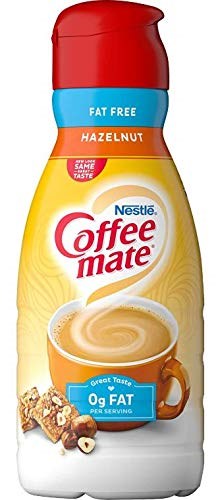 Nestle Coffee Mate Liquid 32oz Hazelnut Fat Free 32floz/946ml