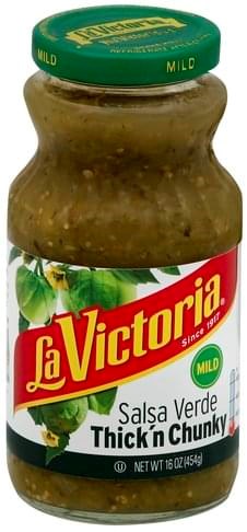 La Victoria Salsa Thick n Chunky Verde - Mild 16oz/454g
