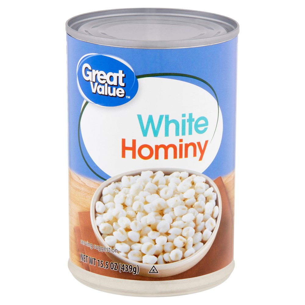 Great Value White Hominy 15.5oz/439g