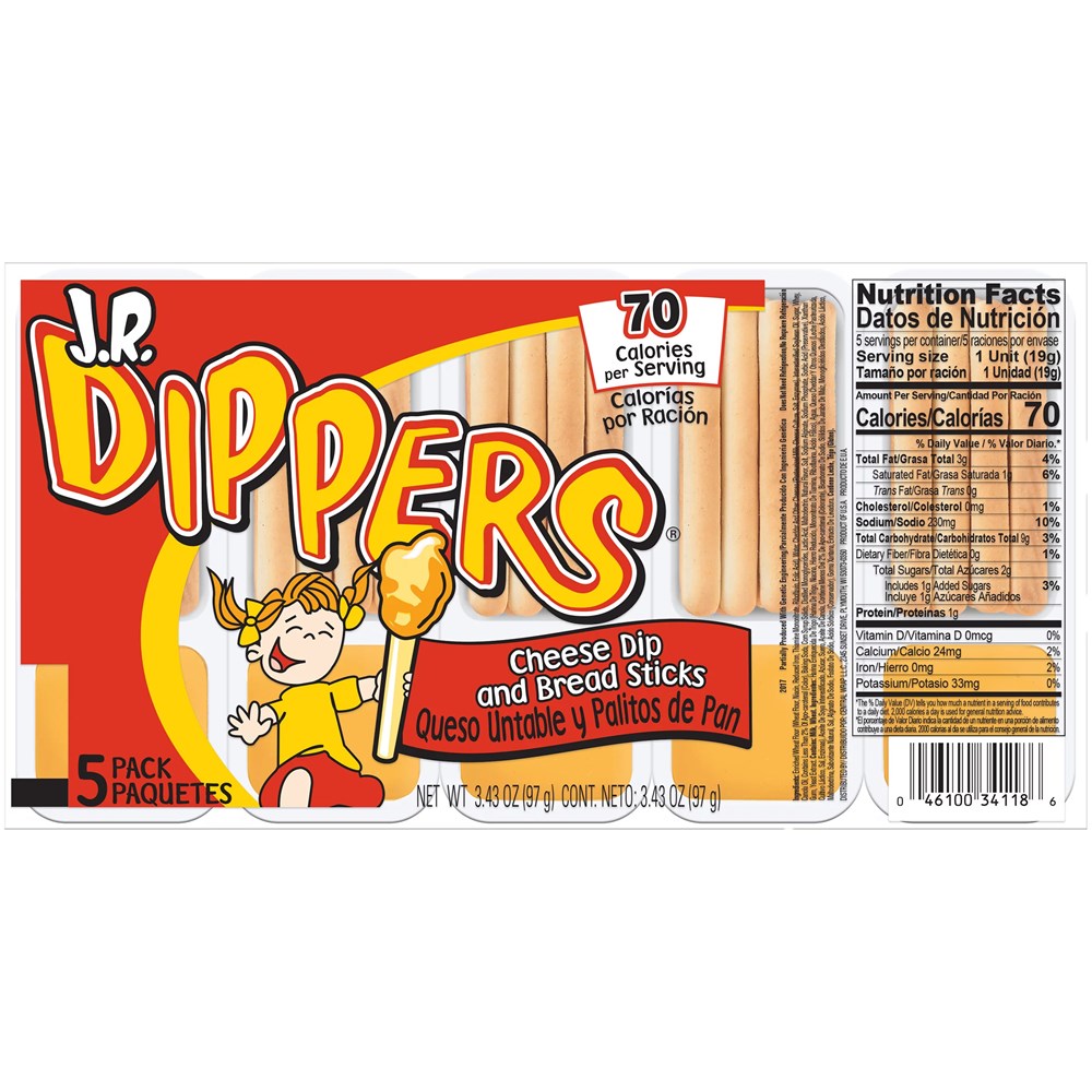 JR Cheese Dippers & Bread Sticks 3.43oz/97g