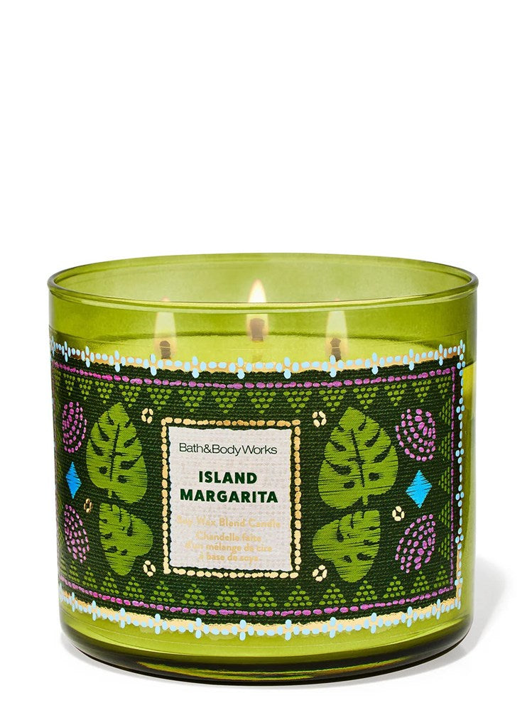 B&BW Scented 3 Wick Candle Island Margarita 14.5oz/411g