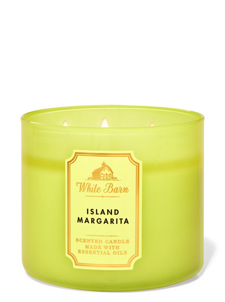 B&BW Scented 3 Wick Candle Island Margarita 14.5oz/411g
