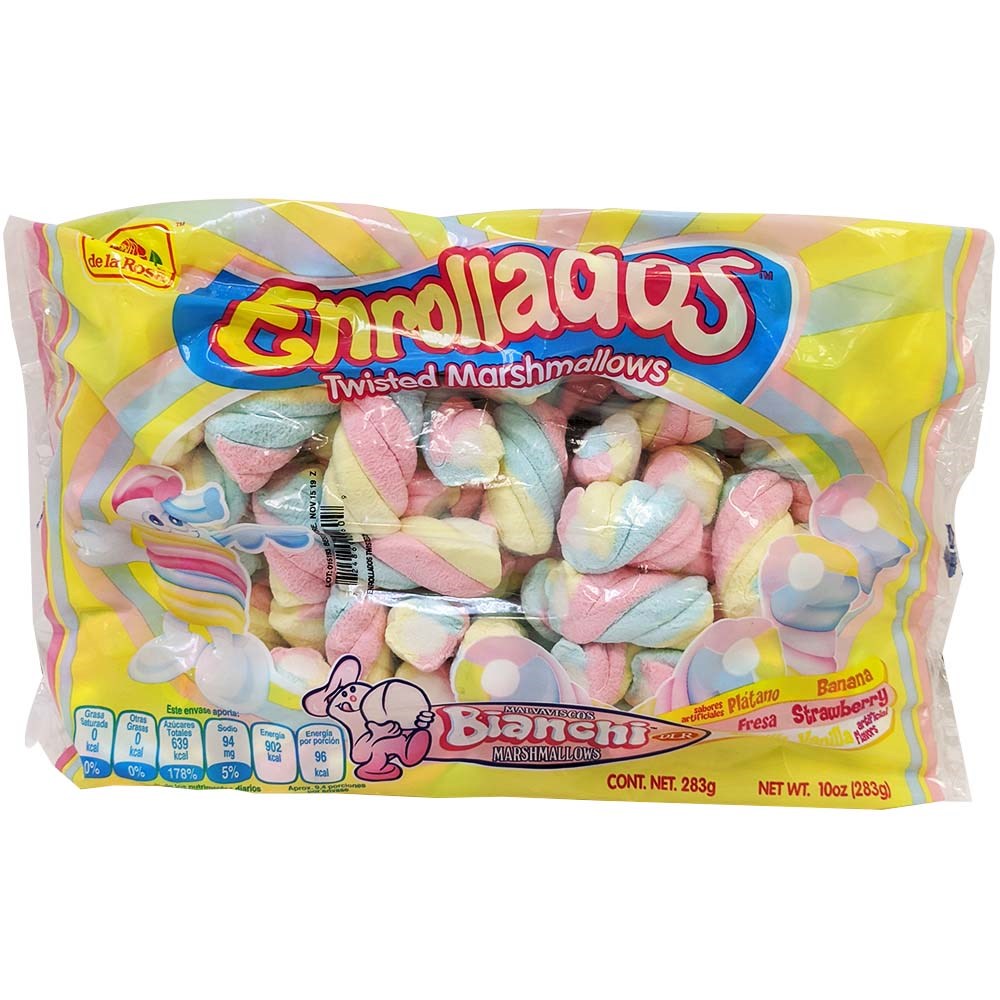 De La Rosa Enrollados Twisted Marshmallows 10oz/283g