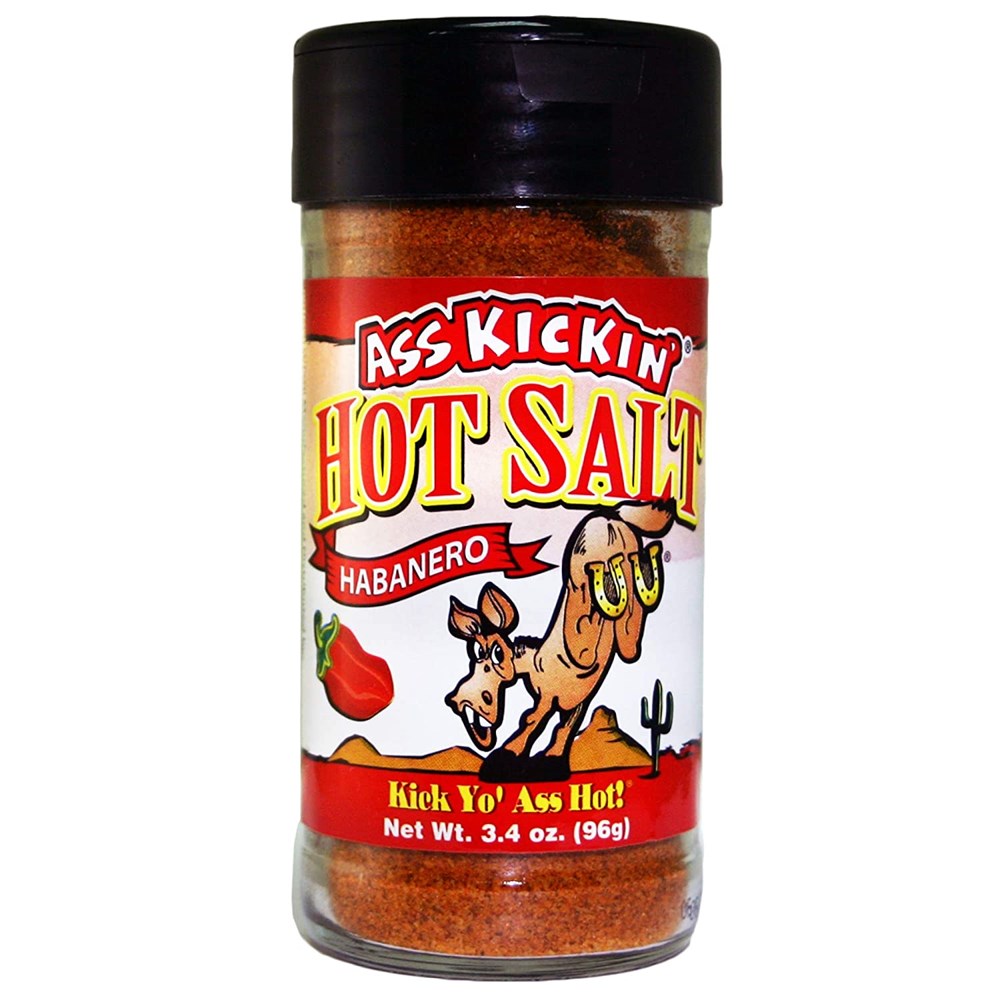 Ass Kickin Habanero Hot Salt 3.4oz/96.38g
