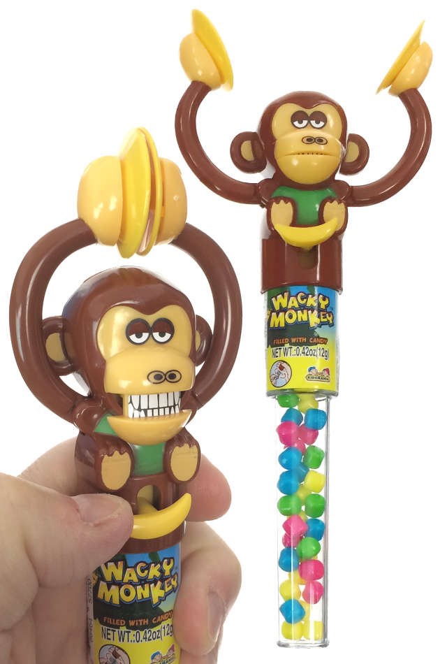 Wacky Monkey Candy Filled Stick Each 0.42oz/12