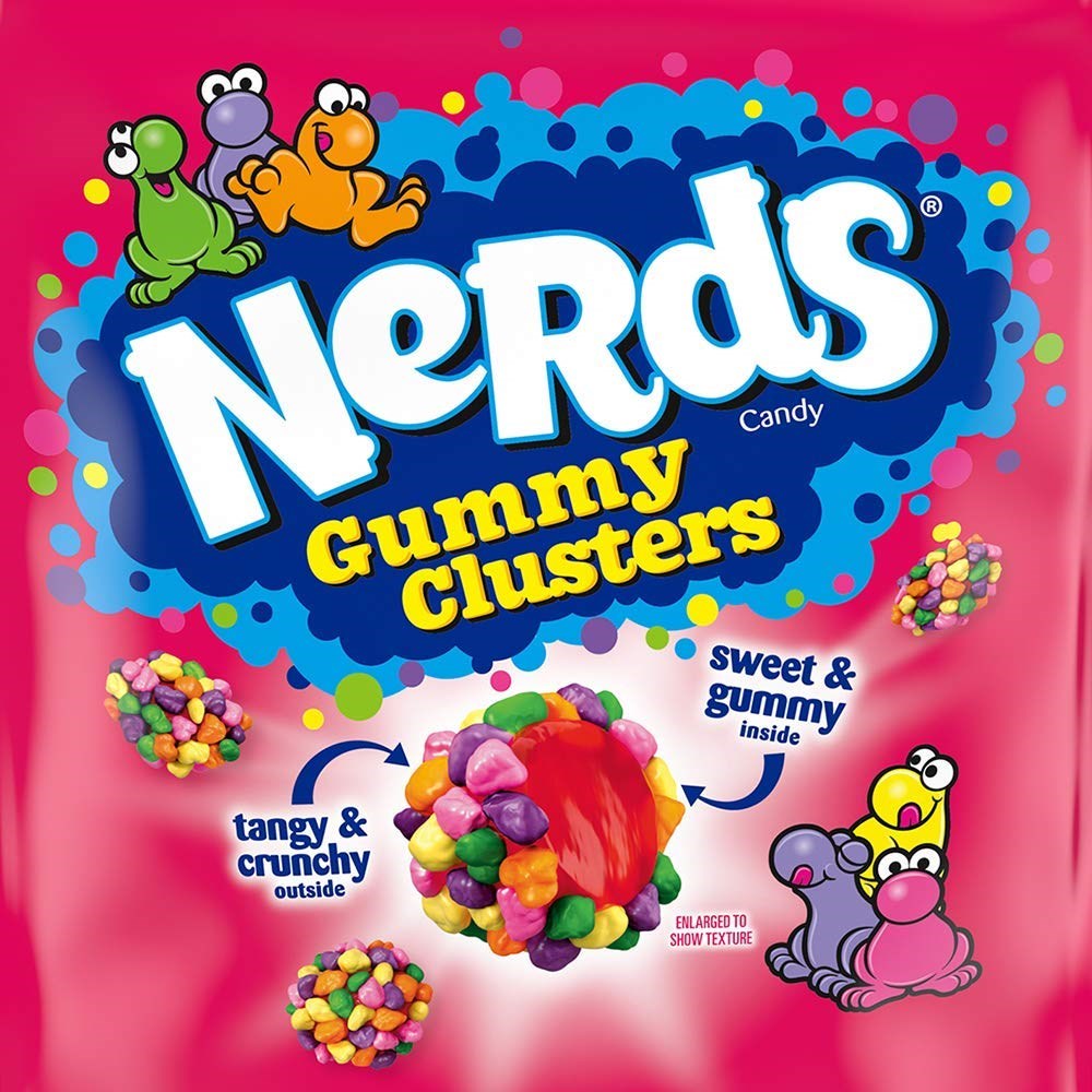 Nerds Gummy Clusters Candy TBX 3oz/85g