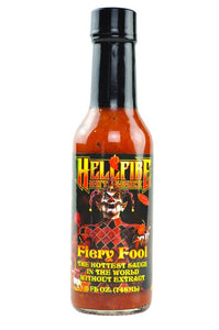 Hellfire Fiery Fool Hot Sauce 5floz/148ml