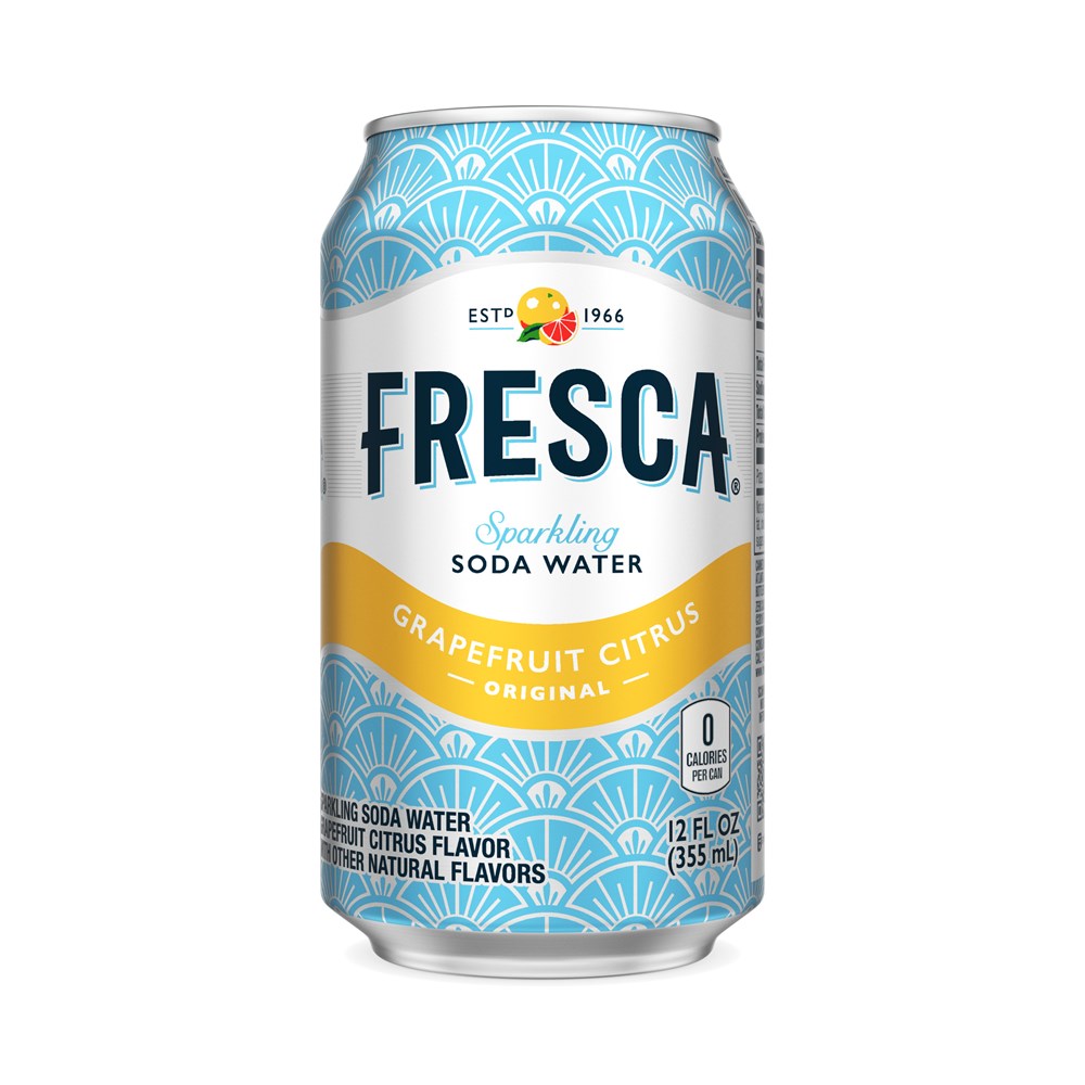Fresca Sparkling Soda Water Grapefruit Citrus 12floz/355ml