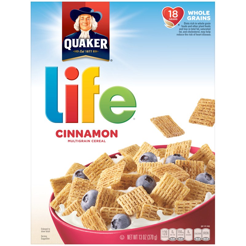 Quaker Life Cinnamon 13oz/370g