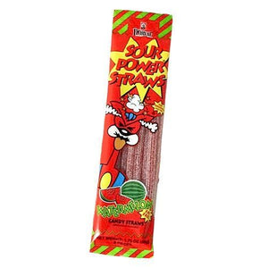 Sour Power Straws Watermelon 1.75oz/50g