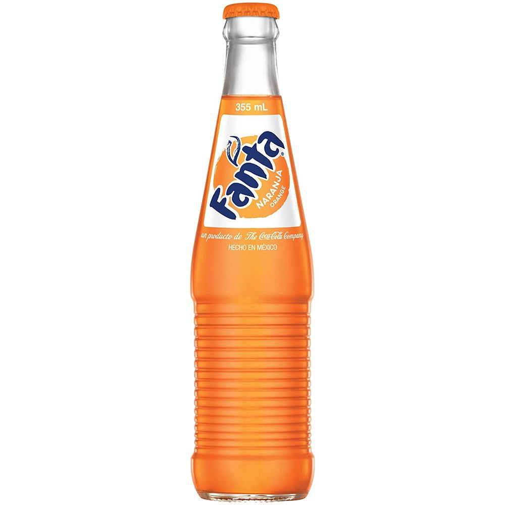 Fanta Orange Mexican Glass Bottle 12floz/355ml