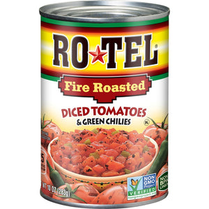 Rotel Diced Tomatoes & Green Chilies Fire Roasted 10oz/283g