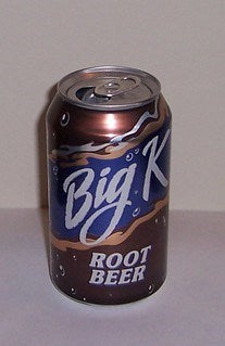 Big K Root Beer can 12floz/354ml