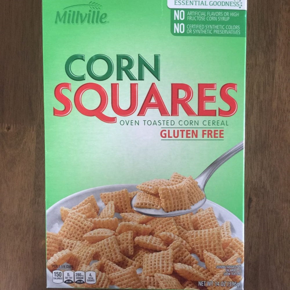 Millville Corn Squares Cereal 14oz/396g
