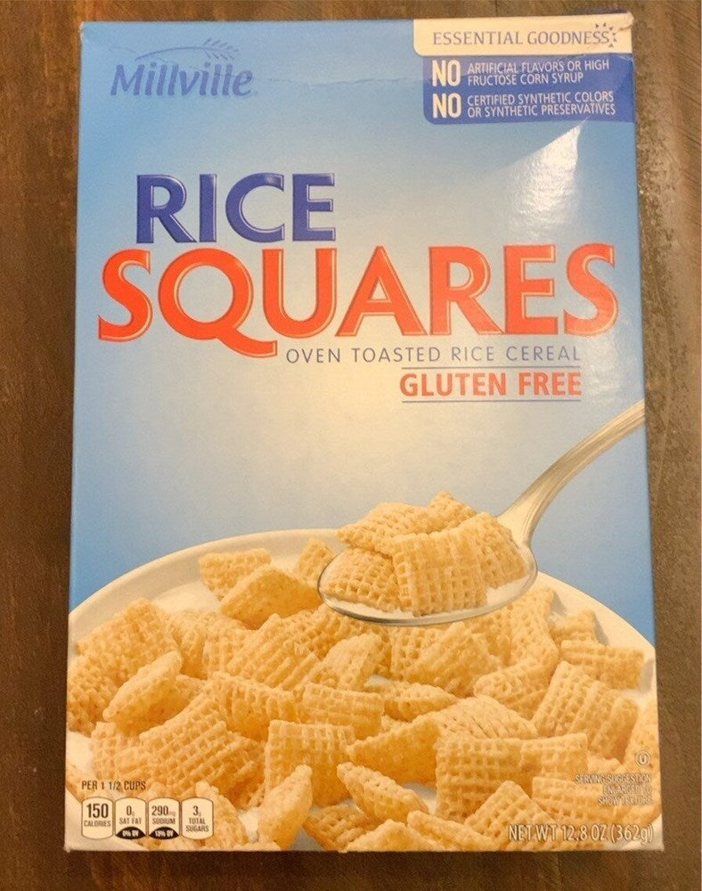 Millville Rice Squares Cereal 12.8oz/362g