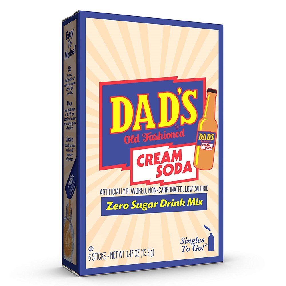 Dads Old Fashioned Cream Soda Singles to Go 6pk STG 0.47oz/13.2g