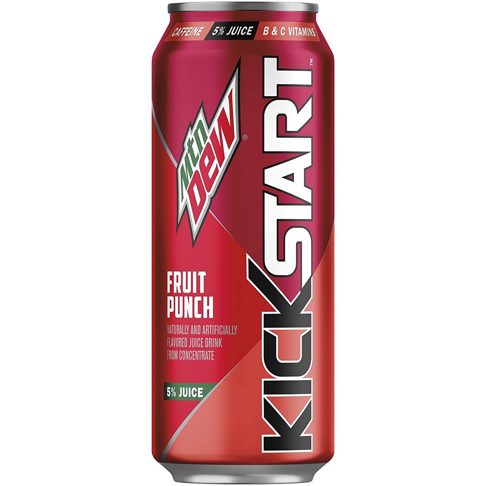 Mountain Dew Kickstart Fruit Punch 16floz/473ml