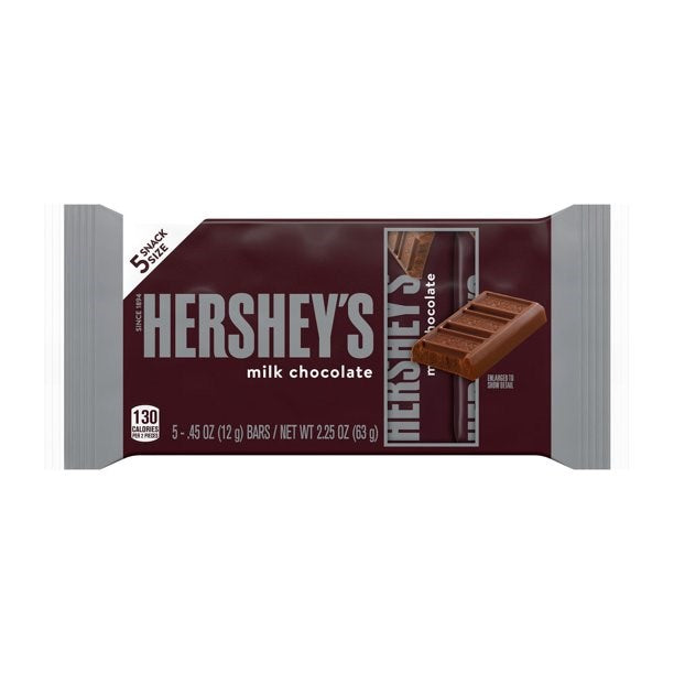 Hersheys Milk Chocolate Bar 5pk@2.25oz/63.7g