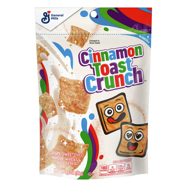 GM Cinnamon Toast Crunch Cereal Bag 3.5oz/99g