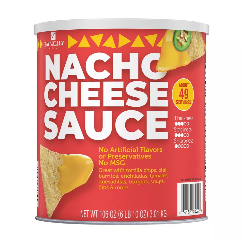 Bay Valley Nacho Cheese Sauce 106oz  (Best By Apr 2025)