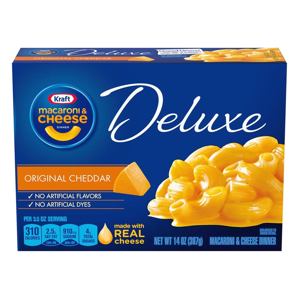 Kraft Deluxe Mac & Cheese 14oz/397g (Best by 09 Dec 2025)