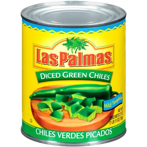 Las Palmas Diced Green Chiles 27oz/765g