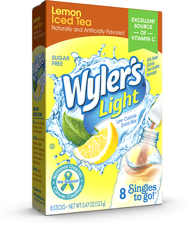 Wylers Lemon Iced Tea 8 Singles to go STG 0.47oz/13.3g