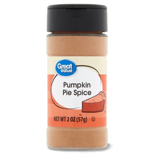 Great Value Pumpkin Pie Spice 2oz/57g (Best by 05 Nov 2025)