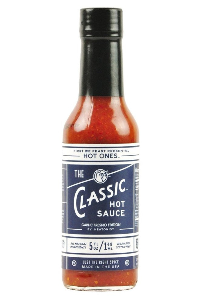 Hot Ones The Classic Hot Sauce Garlic Fresno Edition 5floz/148ml
