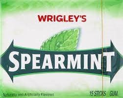 Wrigleys Spearmint Slim 15stick Gum