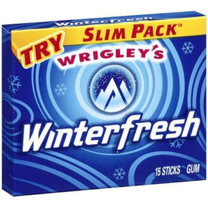 Wrigleys Winterfresh Slim 15stick Gum
