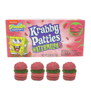 Sponge Bob Krabby Patties Gummy Watermelon TBX 2.54oz/72g