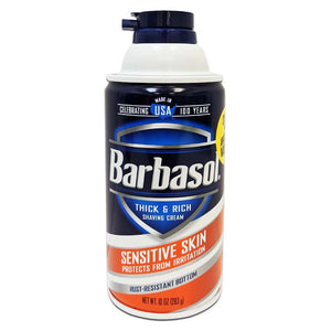 Barbasol Sensitive Skin Shaving Cream 10oz/283g