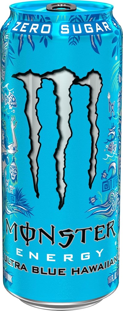 Monster Ultra Blue Hawaiian 16floz/473ml