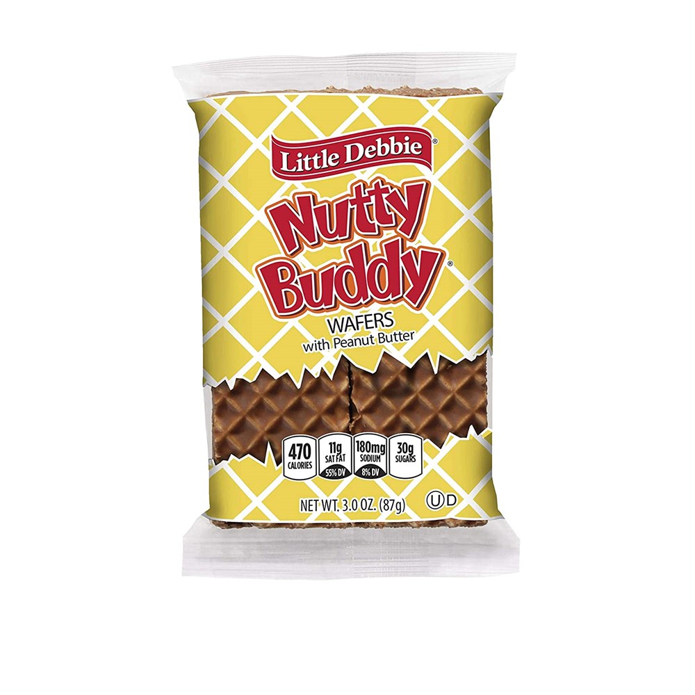 Little Debbie Nutty Buddy Wafers Large 2pk 3oz/87g
