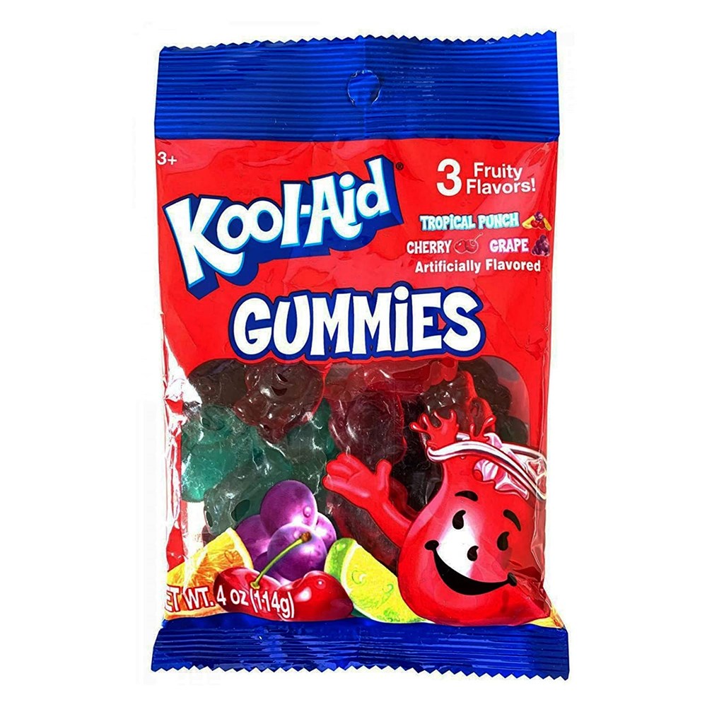 Kool Aid Gummies 3 flavors 4oz/114g