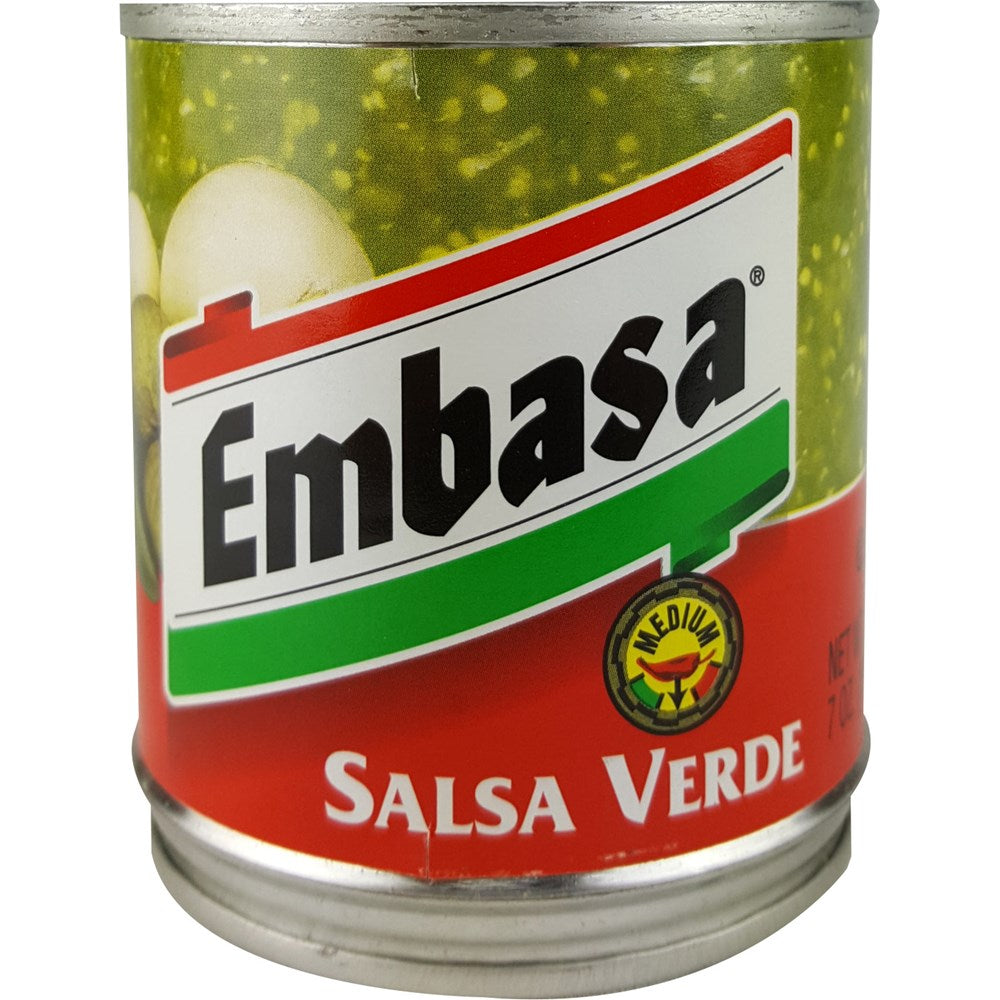 Embasa Salsa Verde Medium 7oz/198g