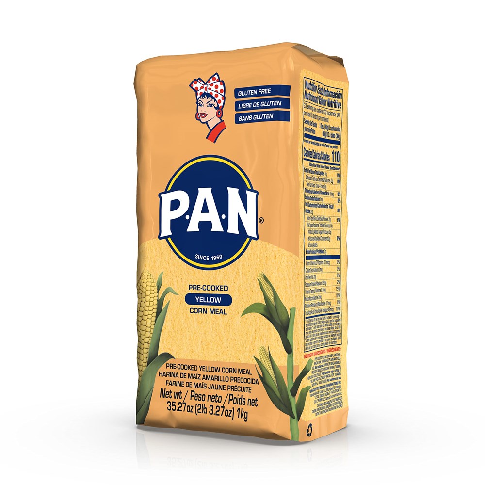 PAN Yellow Corn Meal Flour 35oz/1kg (Best by 18 Dec 2025)