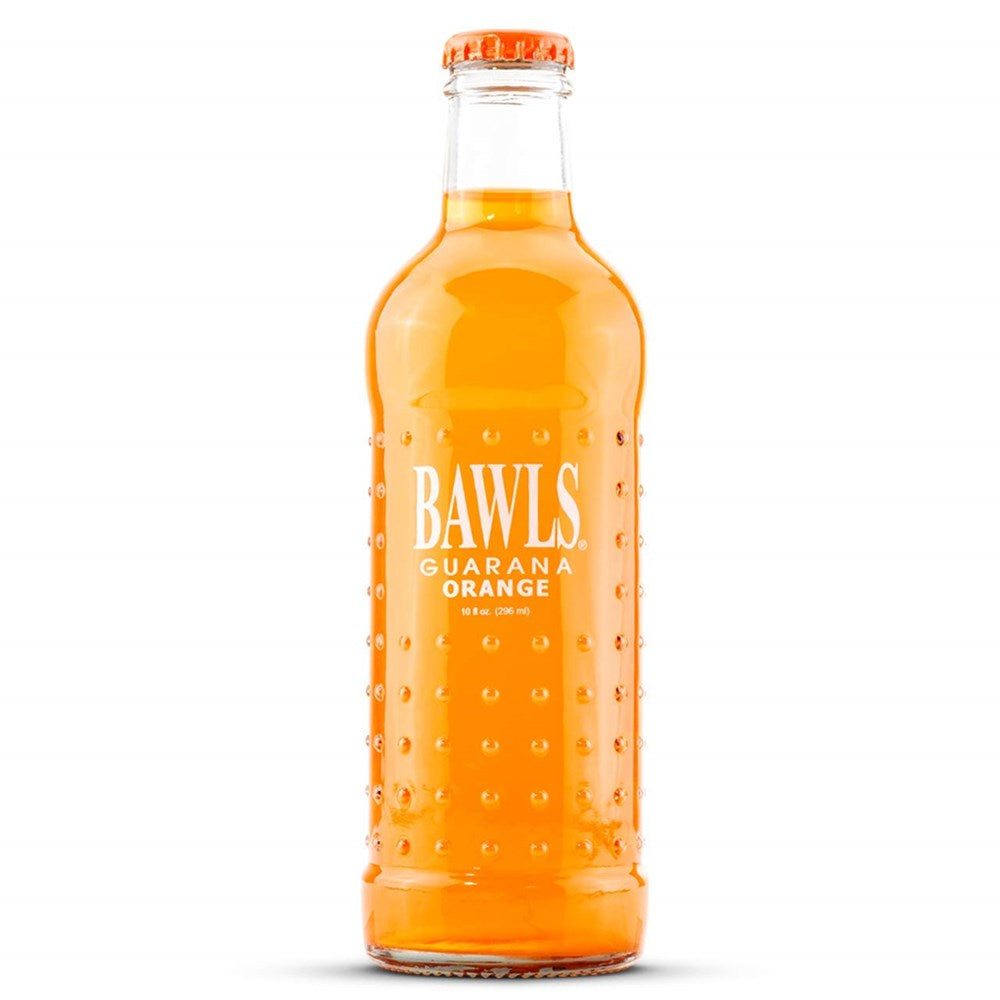 BAWLS Guarana Orange Soda Bottle 10oz/295ml