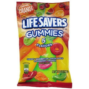 Life Savers Fruit Gummies 5 Flavors Bag 7oz/198g