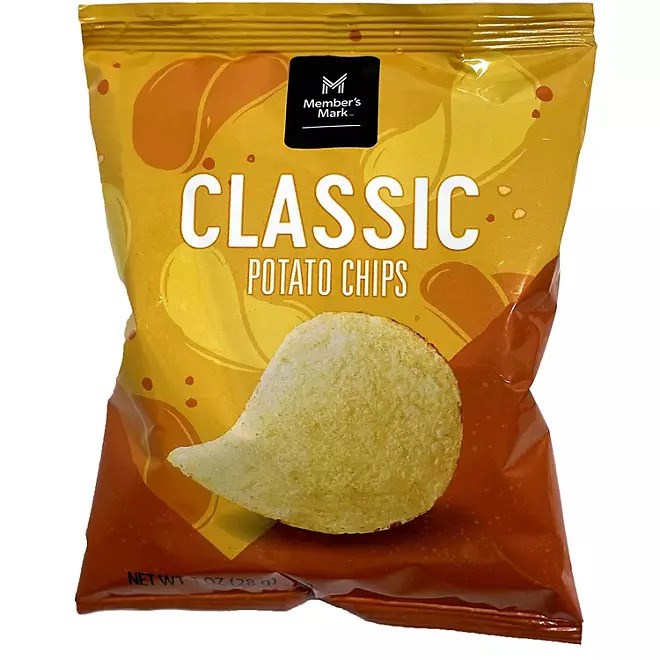 Members Mark Potato Chips Classic 1oz/28g