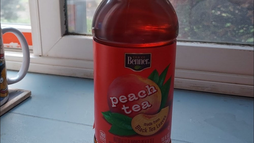 Benner Peach Iced Tea each 16floz/473ml