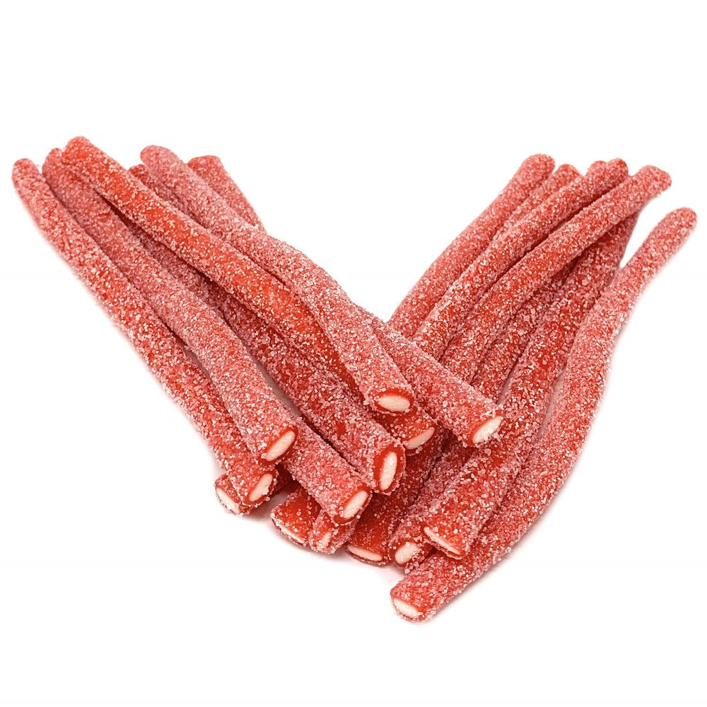 Fini Tuberoos Sour Strawberry Tube Candy 10pk 2.8oz/80g