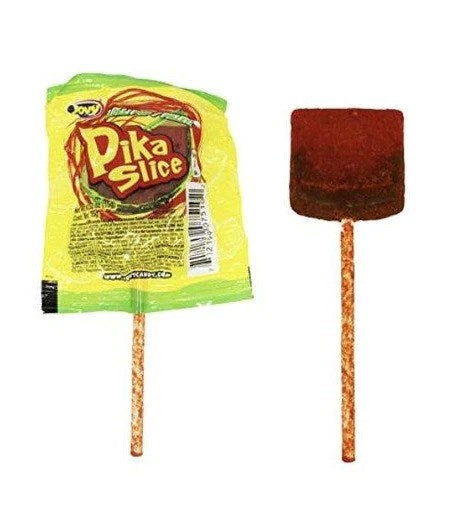 Jovy Pika Slice Watermelon Chili Covered Lollipop each