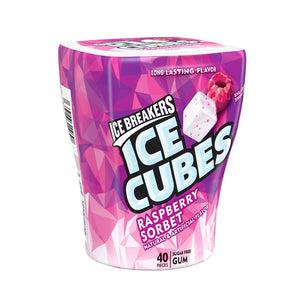 Ice Breakers Cubes Raspberry Sorbet SF Gum 40ct