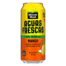 Load image into Gallery viewer, Minute Maid Aguas Frescas Mango Juice beverage 16floz/473ml
